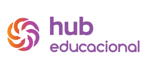 Logomarca da plataforma educacional Hub Educacional