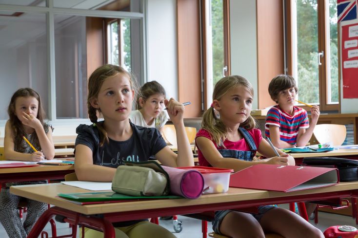Checklist de retorno às aulas para gestores e coordenadores 3 Foto de estudantes em sala de aula, no retorno às aulas